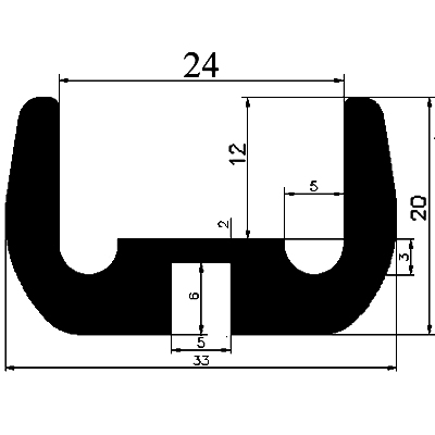 SO - G269 33×20 mm - Other gasket profiles SO - G269 33×20 mm - Other gasket profiles