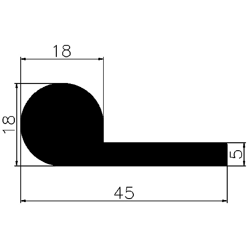 FN - G459 - Silikon Profile - Fahnenprofile bzw. P-Profile