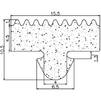 MZS - G478 10,5×15,5 mm - Kronenprofile