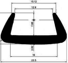 TU1 - G535 - Silikon Profile - U-Profile