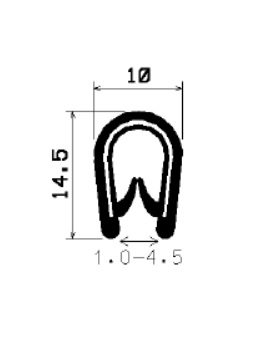 SD-0023 - Co-Ex-Profile mit Metalleinsätze - Kantenschutzprofile