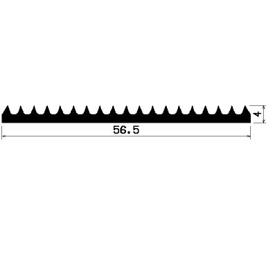 F 0712 - EPDM gumiprofilok - Fektető és szigetelő gumiprofilok