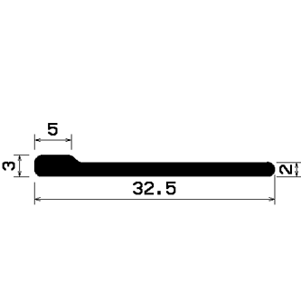 FN 1467 - EPDM-Gummi-Profile - Fahnenprofile bzw. P-Profile