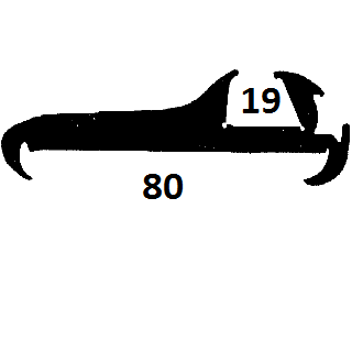 KL 0453 - stabilizing EPDM profiles - Stabilizing and stretcher profiles