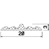 MZS 25220 - Kronenprofile