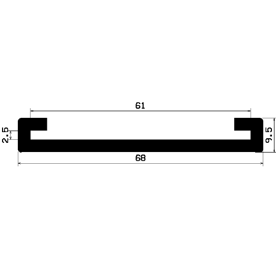 1B= 50 m SE 2330 - Klammerprofile