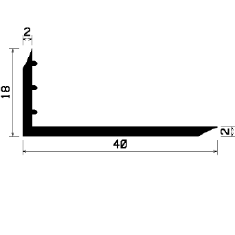 Wi 1072 - rubber profiles - Angle shape profiles