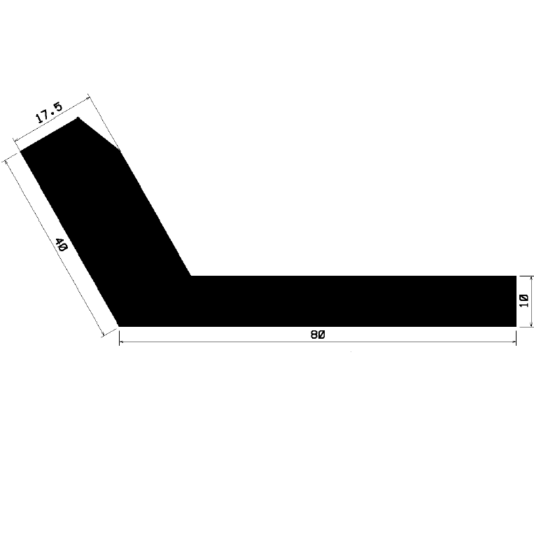 Wi 2440 - rubber profiles - Angle shape profiles